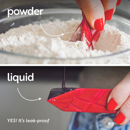 POLYGONS -Original Flat 3-in-1 Folding Measuring Spoons 2 Measuring spoons,with 6 different sizes